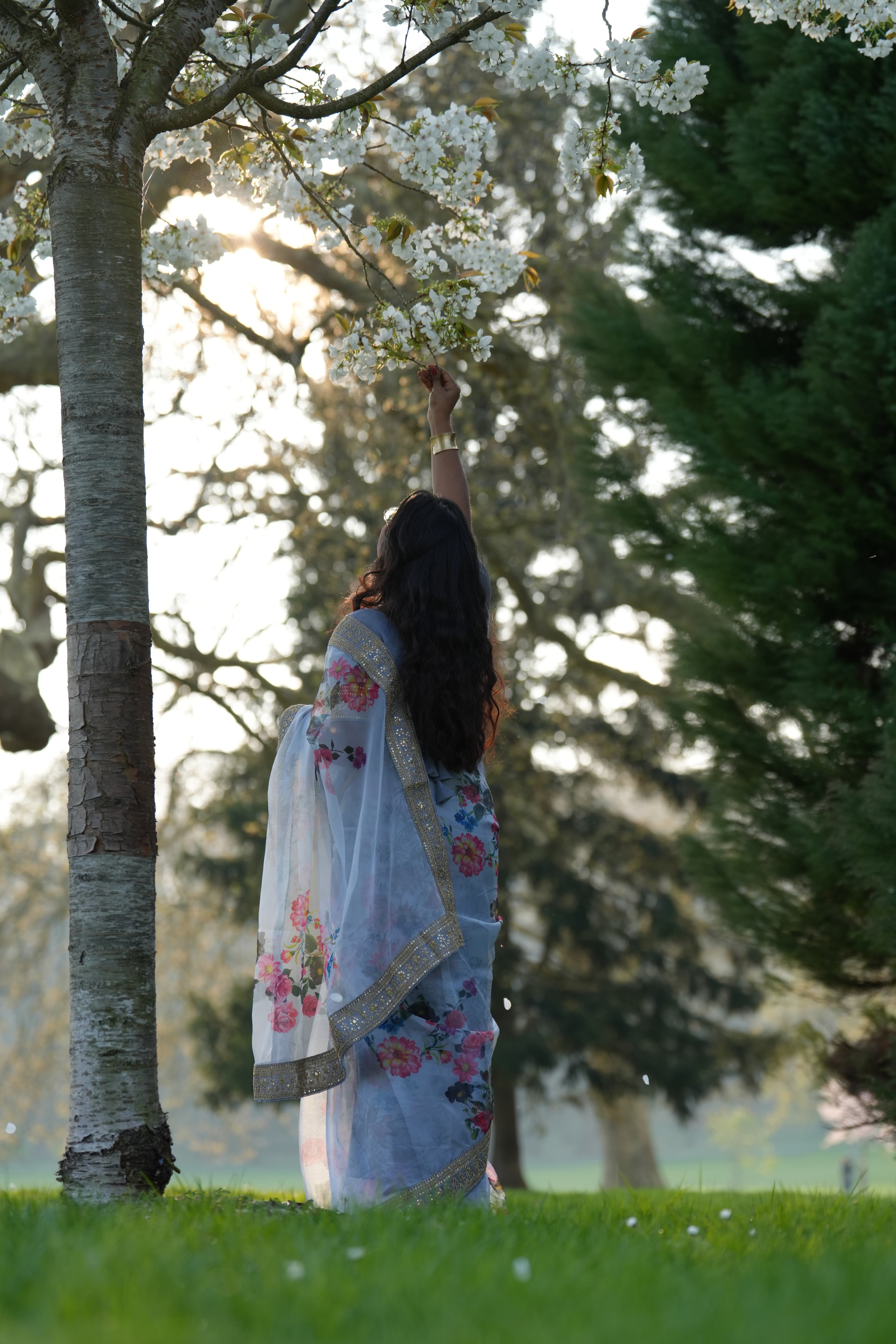 Our Mission saree, Unveiling the blossom within every exceptional woman